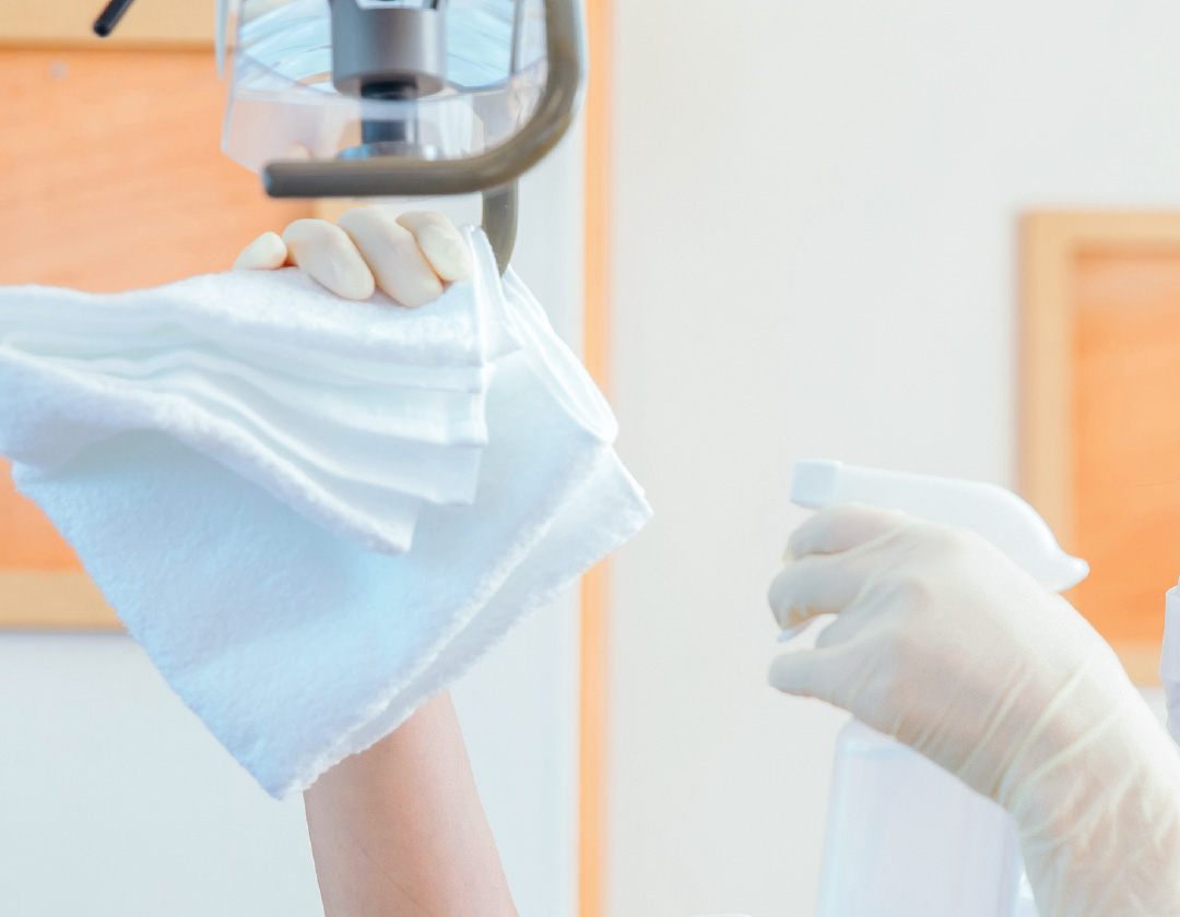 徹底した感染対策